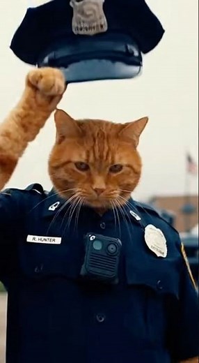 Cats in Police Officer Training | Uniforms, Tactical Drills & Patrol Precision
