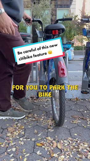 Be careful of this new citibike feature 🫠 #citibike #nyc #manhattan #brooklyn #queens #newyork #biking #bikelanes