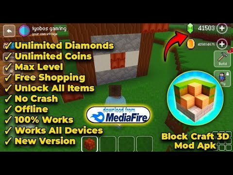 Block Craft 3D Mod Apk- Unlimited Money & Free Shopping