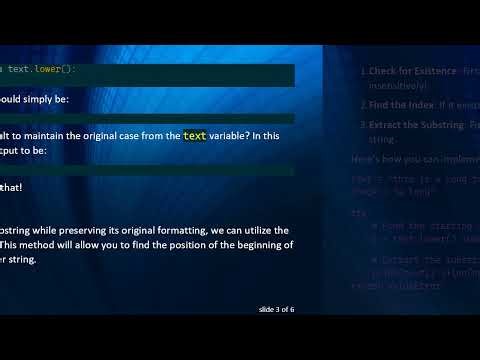How to Retrieve Characters From a String After Finding Them in Python