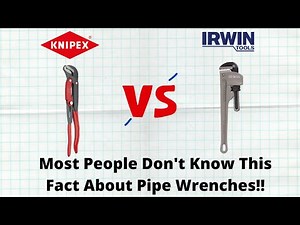Knipex Swedish Style (S-Type) Pipe Wrench! Compared to Traditional Pipe Wrench