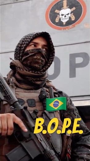 🇧🇷Así actúa la unidad más temida de Brasil: el BOPE #shorts #bope #brasil #specialops #police