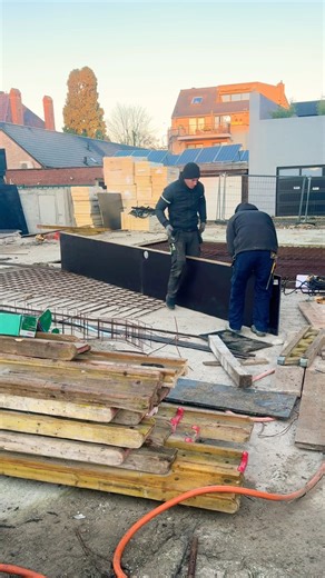 Concrete Formwork Setup Before the Pour #youtubeshorts #shortvideo #popular #top #tiktok