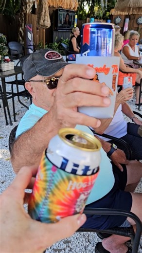 The wave starts small… couple of folks pullin’ up chairs, crackin’ cold ones, and before you know it—boom—half the neighborhood’s here. 🍻🌴 That’s just how it goes at Cheeky Tiki. One laugh turns into ten, one round turns into “let’s stay a little longer,” and suddenly you’ve made a few new friends. No dress code. No plans. Just good company and good times. 🐊☀️ Live 🎶 tonight with Matthew Kramer 5:30-8:30!! See you there! #cheekytiki #naplesfl #floridavibes #goodtimesonly #tropicalstateofmind