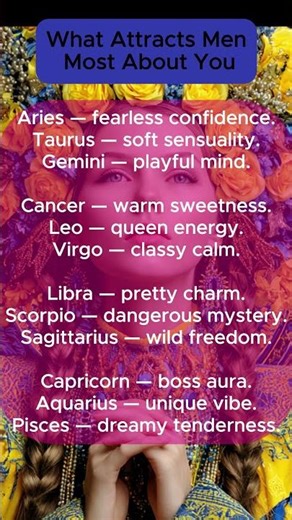 What Attracts Men Most About You #astrology #zodiac #love