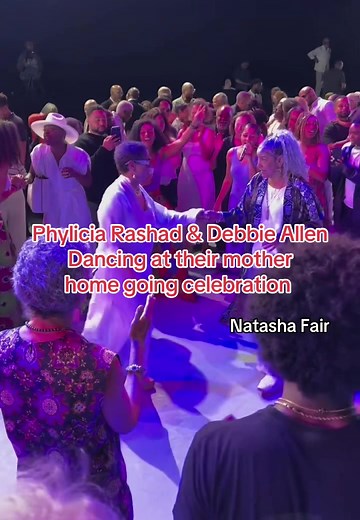 Phylicia Rashad & Debbie Allen CELEBRATING THE LIFE OF THEIR MOTHER DR. VIVIAN ELIZABETH AYERS July 29, 1923 - August 18. 2025 To those who would rise above the slumber of night - To those who would dare ! Take wings 📸: iambrandononeal #phyliciarashad #fyp #clairehuxtable #debbieallen #debbieallendanceacademy