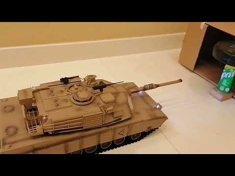 RC Tank Heng Long M1A2 ABRAMS 7.0 Shooting Steel BBs. Must Watch!