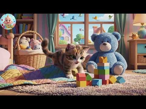 Purr Purr Little Kitten Blanket Snuggle 🐾 | Nursery Rhymes for Kids | Baby Songs for Toddlers
