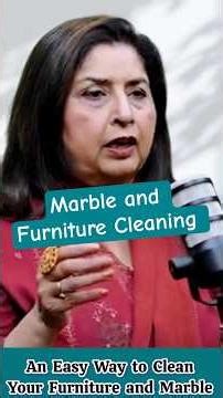 An Easy Way to Clean Your Furniture and Marble. #naturopathy #marblecleaning #furnitureshining