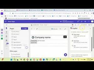 Lesson659 - Power Pages - File upload - Create Template - Power Apps 1000 Videos