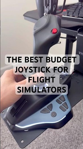 THE BEST BUDGET JOYSTICK FOR FLIGHT SIMULATORS #flightsimulator