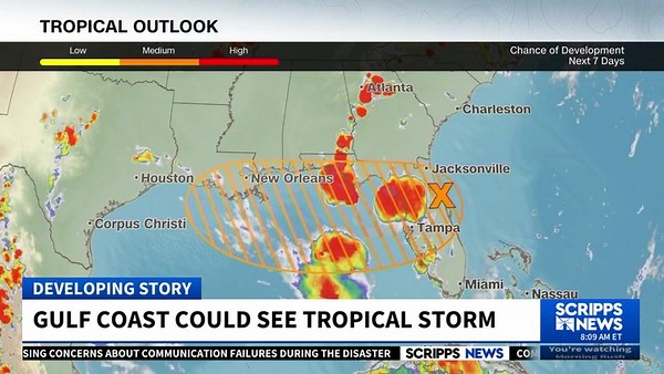 Gulf Coast Alert: Preparing for Potential Tropical Storm