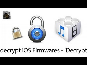 How to decrypt iOS Firmware with iDecrypt ALL iOS Versions (+Betas)