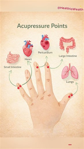 Hand Acupressure Points | Health Improve #health #healthylifestyle