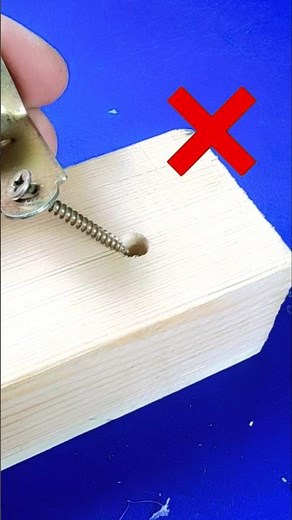 Stop struggling with loose screws! 🛠️ The ultimate carpentry hack #diy