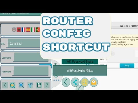 Router config shortcut