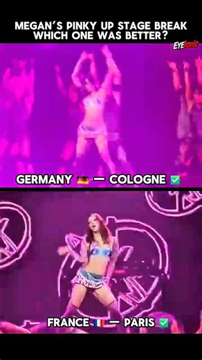 MEGAN PINKY UP Stage Break Was INSANE #katseye #dance #Music #France #Germany #shorts