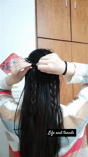 Easy Hairstyle Tutorial ❤️#differentunique #simplyelegant #hairtutorial #shorts