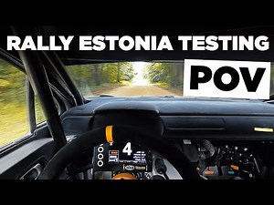 WRC Rally Estonia 2020 Testing POV