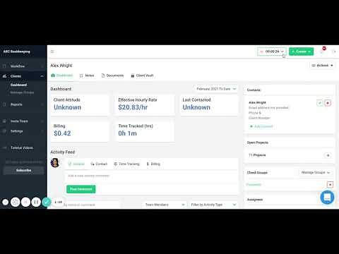 Time Tracking: Invoice clients, track utilization rates and get insights