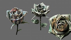 Money Rose Clipart Bundle Dollar Bill Flower PNG Cash Rose Clip Art Realistic Money Flower Illustration Money PNG Dollar Clipart - Etsy