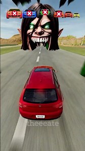Big & Small Cars vs Attack Titan - BeamNg.Drive