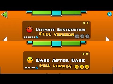Geometry Dash Base after Base Vs Ultimate Destruction