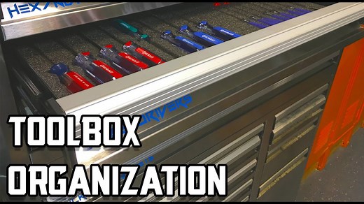 Shop tool organization with Kaizen foam // Toolbox organization part 2