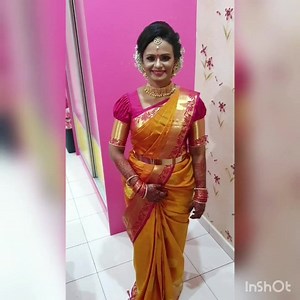 1.4K views · 65 reactions | Stunning Padma on screen... Makeup | Hairstyle | Sareedrapist | Trainer | SMB Award 2017 : @alagis_bridal | +60122103475 | Alagis Bridal | Facebook