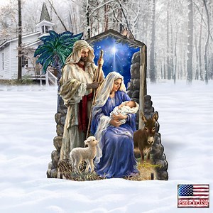 OUTDOOR Nativity Scene - Holy Night Nativity Home and Freestanding Decor Art by Dona Gelsinger - Religious Yard Art - 8461041F-1618 - Etsy