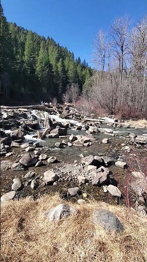 Waterfall on the road to Hyalite Canyon Reservoir Bozeman Montana #nature #trav #waterfall #godbless