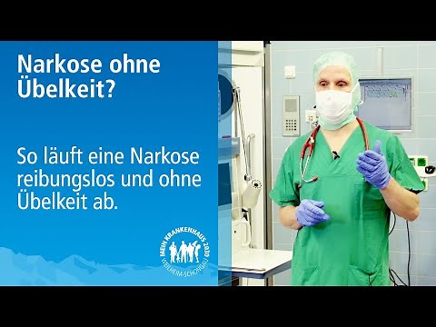 Anästhesie im OP: Aufgaben eines Anästhesisten | Ohne Übelkeit mit dieser Methode