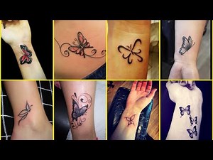 Cute Lovely Butterfly Tattoos For Girls 2025 | Simple Butterfly Tattoo Design Ideas | Girls Tattoos!