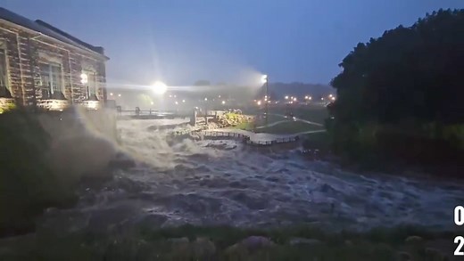 Here is a time-lapse video of the Falls Park over the last 24 hours. | Tea Storm Chasers