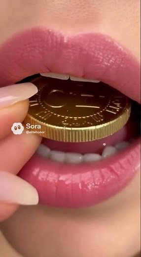 Hyper-Realistic ASMR Money Crunch | Edible Currency & Giant Mouth Sounds 💵🪙