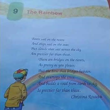 "The Rainbow" poem recitation by Neeom Roy #The Rainbow #Christina Rossetti #cbseschools