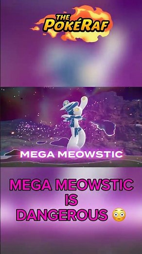 MEGA MEOWSTIC IS DANGEROUS #pokemon #pokemonlegendsza