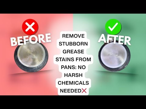 How to Remove Grease & Stains From Pots & Pans | Baking Soda + Dish Soap Hack