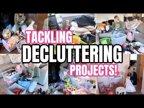 EXTREME DECLUTTERING & ORGANIZING PROJECTS! | DISASTER CLEAN & DECLUTTER WITH ME | MAJOR MOTIVATION