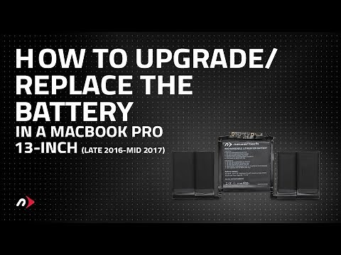 How to Upgrade/Replace the Battery in a MacBook Pro 13-inch (late 2016 - mid 2017 non-Touch Bar)