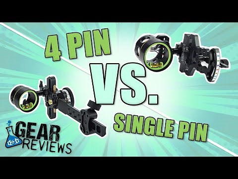 4 Pin Vs. Single Pin! Trying Out HHA's Archery Sights! - Gear Review