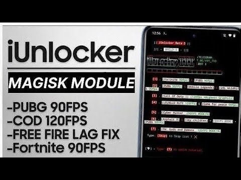 IUNLOCKER NEW UPDATE MAGISK MODULE❗UNLOCK GRAPHICS PUBGM/ML/COD