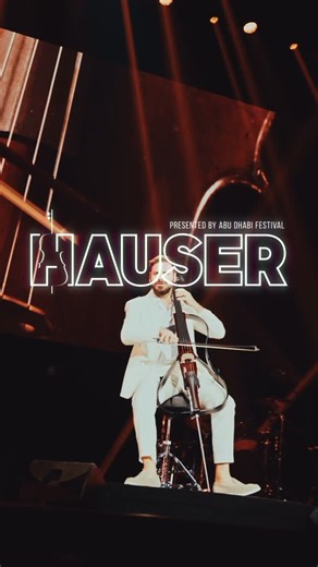 Live Nation Middle East on Instagram: "JUST ANNOUNCED: Global cello phenomenon HAUSER presented by Abu Dhabi Festival will headline on May 2, 2026 at Etihad Arena! Tickets go on sale Monday, 15 December 🎟️"
