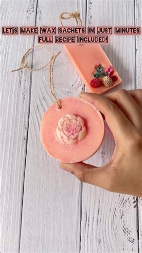 Wax Sachet DIY for Beginners | Aesthetic Home Fragrance. #waxdivination #art #flowers #homedecor