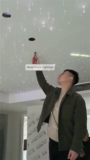 Ceiling star lights.#light #led #lightingdecor #factory #aleadlighting