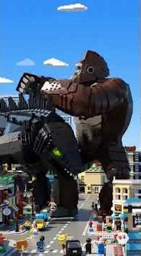 Godzilla Vs Kong in Lego