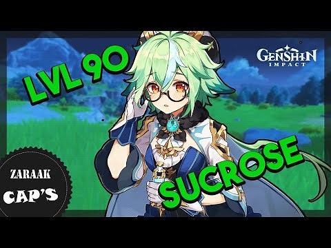 CAPSULE : GUIDE SUCROSE MAX BUILD SUPPORT/DPS - BEST SET & ARMES - LVL 90 SHOWCASE - GENSHIN IMPACT