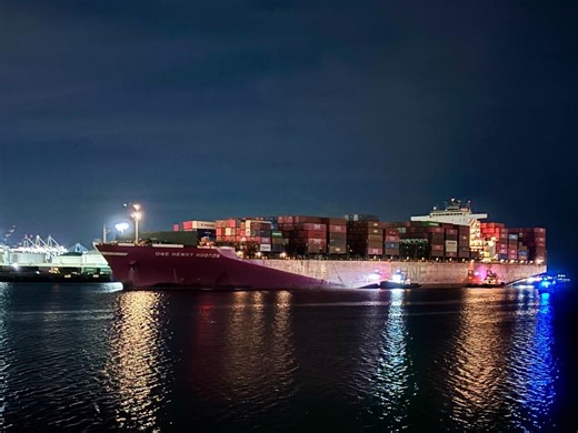 Massive Container Ship Fire Near LA Contained: Investigation Continues