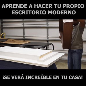 12K views · 403 reactions | En este video aprenderemos a hacer un escritorio con un estilo muy moderno. Es muy funcional y fácil de hacer. No olvides visitar mi canal de YouTube para ver más contenido interesante https://www.youtube.com/channel/UC66STKtBH3HSENKBbq6Ponw | DIY Creators Latino | Facebook