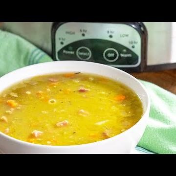 Slow Cooker Split Pea Soup